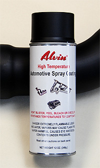 Alvin Products High Temperature Spray Paint for Automotive Applications