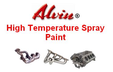 Alvin Products High Temperature Spray Paint for Automotive Applications